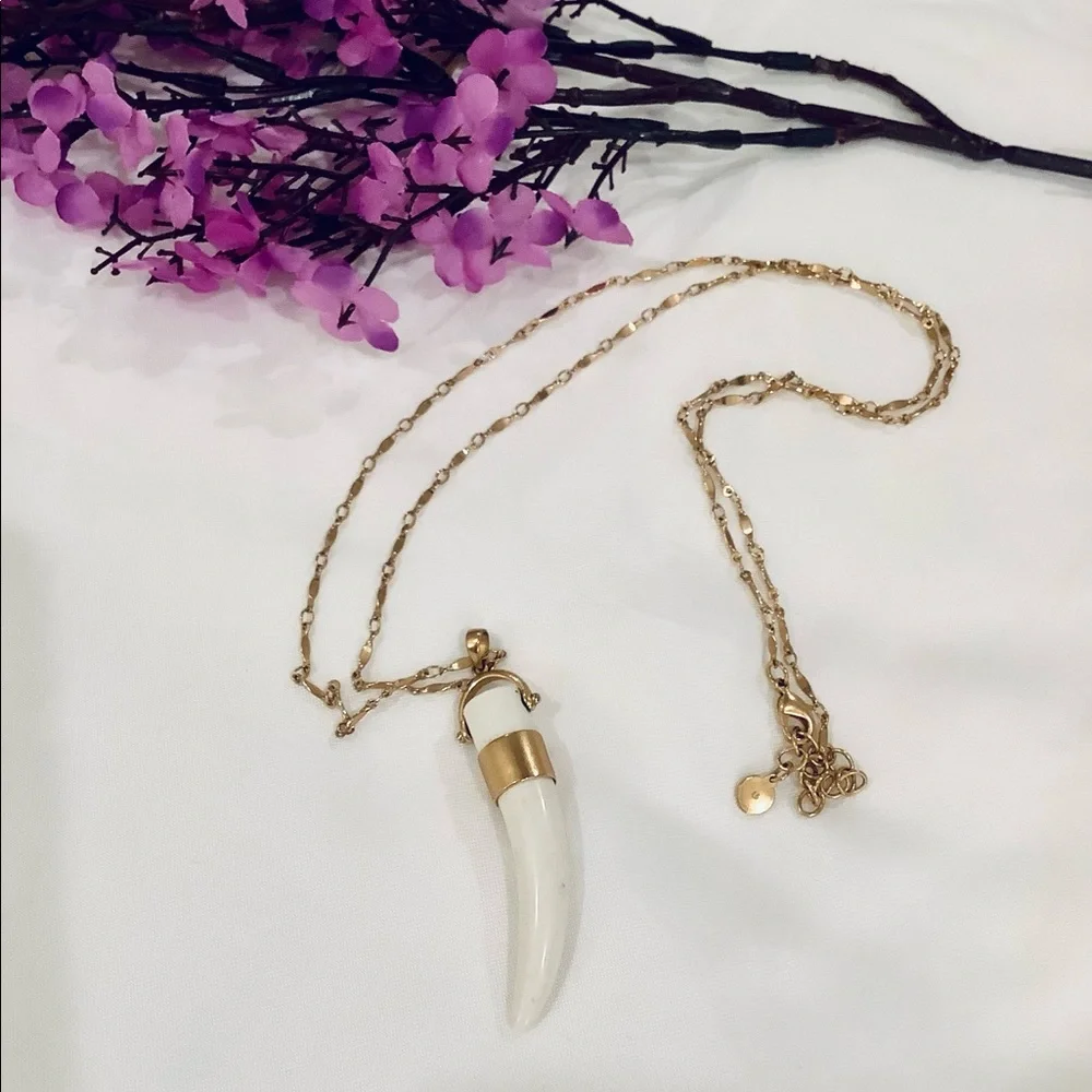 Stella & Dot Sahara Horn Necklace - Picture 3 of 4